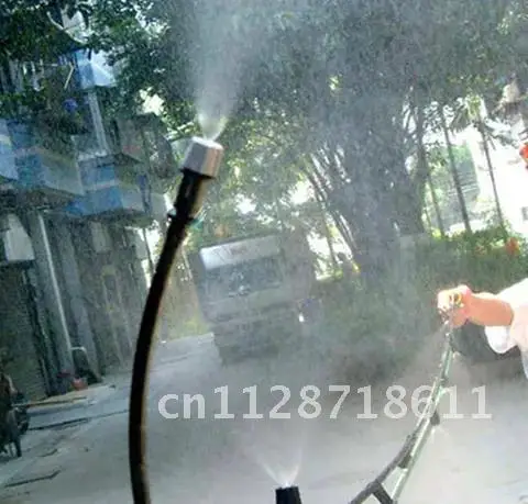 High quality 10 PCS Gray sprayer nozzle With 4 / 7mm Tee Apply Watering Sprayed on plants Spray Radius 0.6-0.9m Nozzle