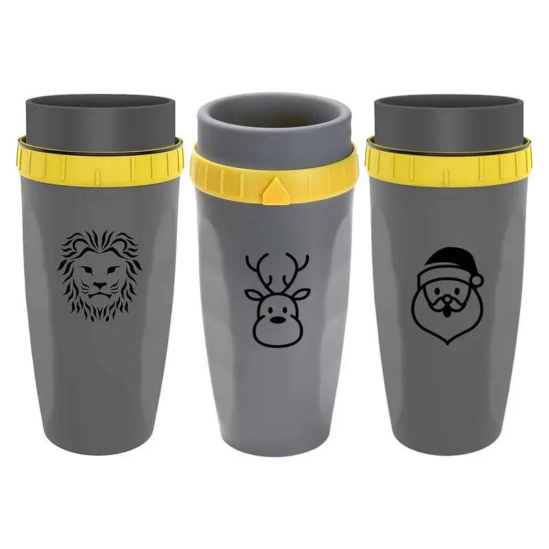 300ml Twizz Travel Mug Cup Non Spill Cup Twistable Water Cup Coffee Milk Aperture Mug with Straw Leakproof Thermal Cup Portable