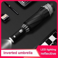 Umbrella Customized Logo Fully Automatic Umbrella Black Adhesive Sun Protection and UV Protection Business Gift Box