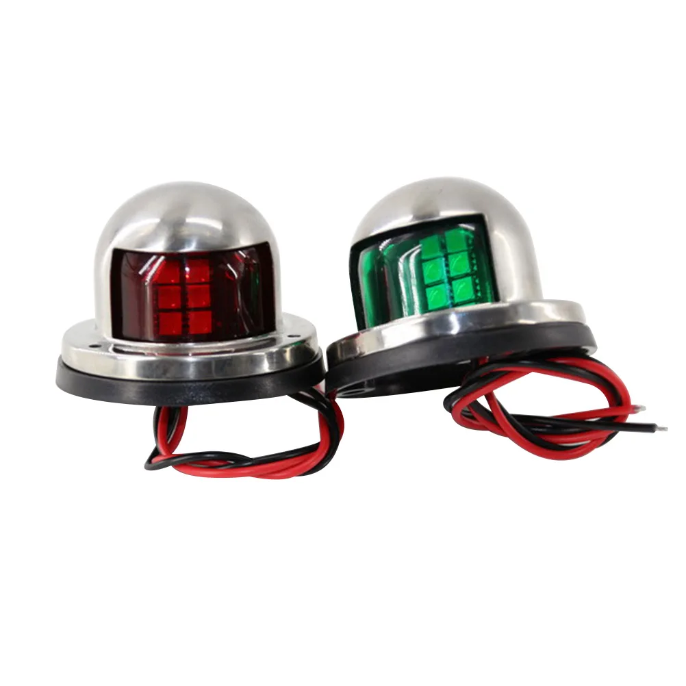 

1 Pair 12V Led Boat Navigation Light Waterproof Turn Signal Tail Light For Dinghy Fishing Sightseeing Boats Ip65 Durable