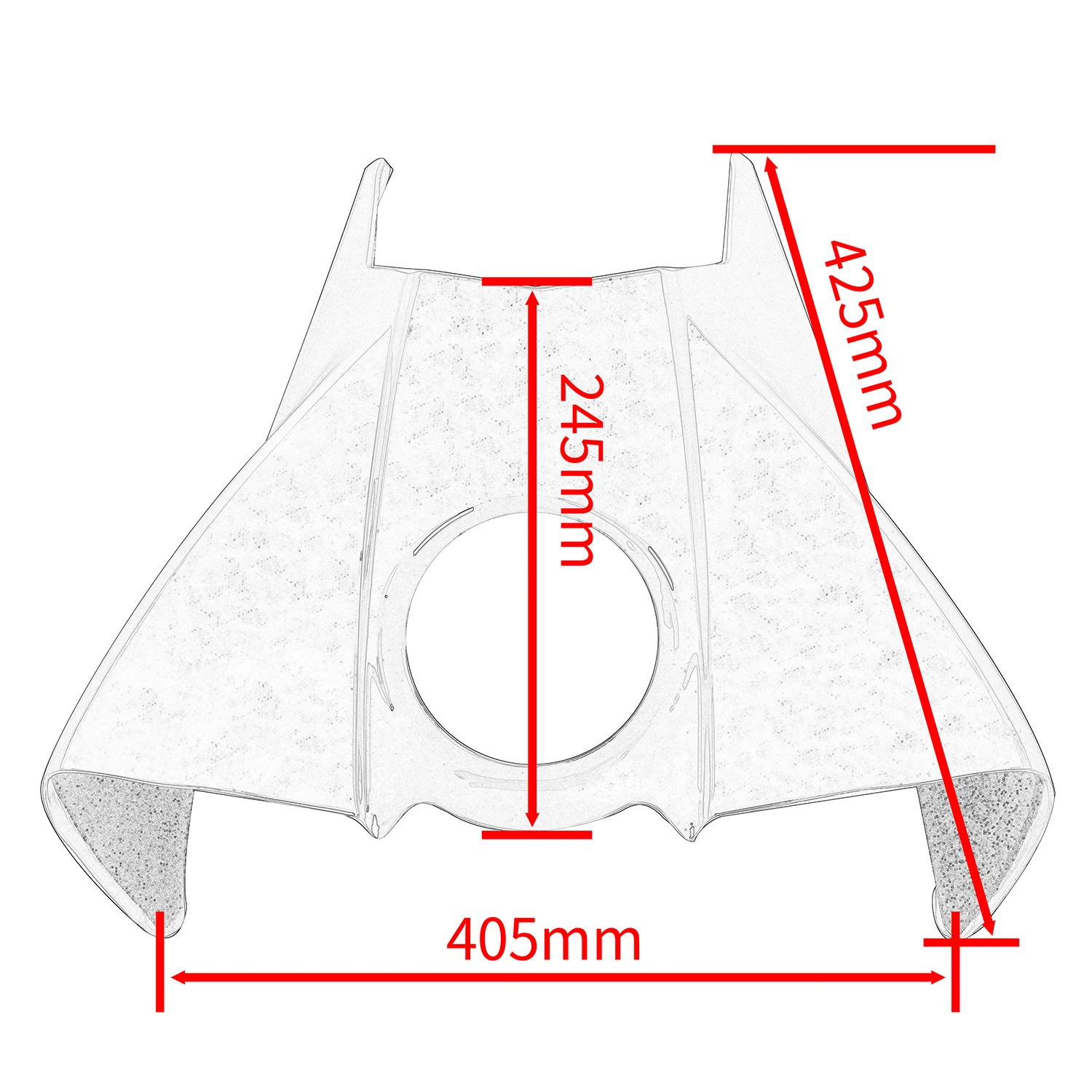 Tracer 900 2019 nero moto serbatoio carburante copertura protezione carenatura Cowl per Yamaha Tracer 900GT 2018-2020 accessori moto