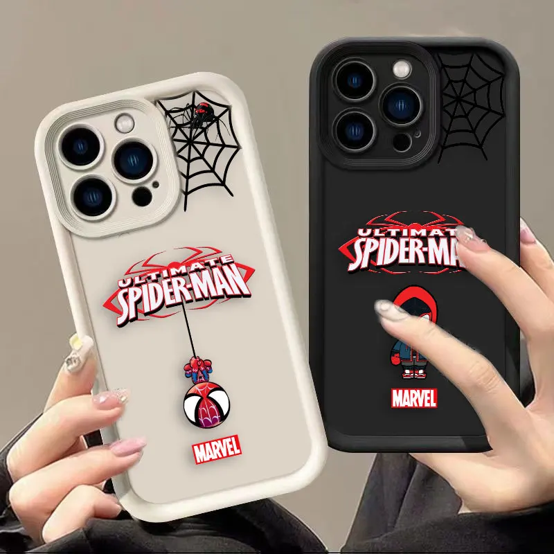 

Marvel Cartoon Spiderman Phone Case For Huawei MATE 20 30 40 P20 P30 P40 P50 NOVA 5I 7 10 SE PRO Silicone Case Funda Coque Shell