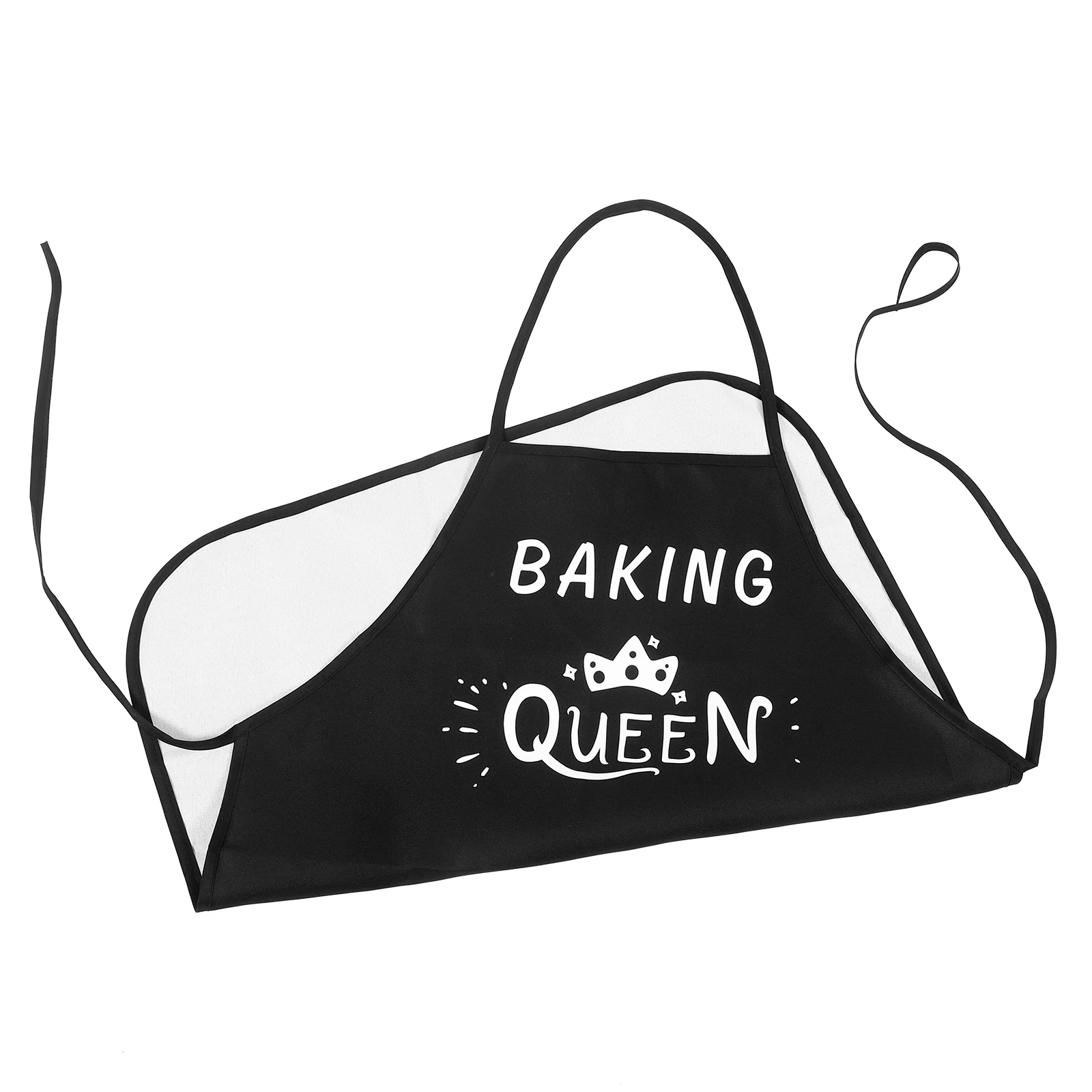 

Christmas Apron Printed Waterproof Kitchen Restaurant Dinner Apron for Cooking Baking Barbequing (Black)