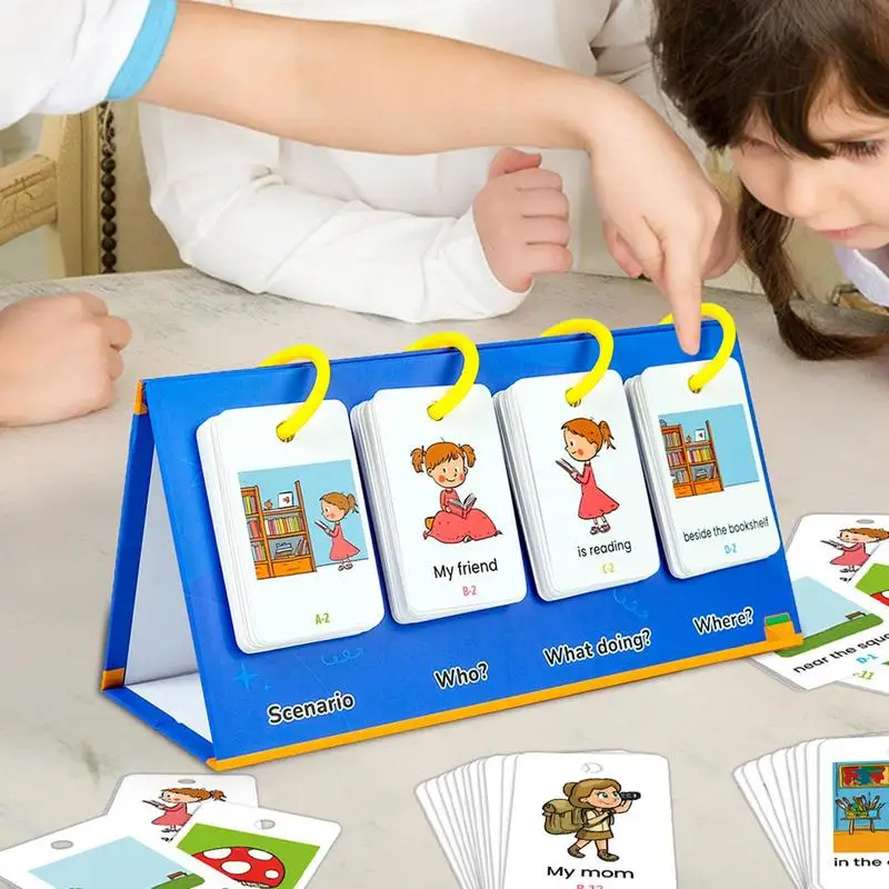Flash-kaarten voor kinderen Interactieve lettergeluiden Phonics-speelgoed 80X Engelse verlichting Flash-kaarten Set Vroeg educatief klaslokaal