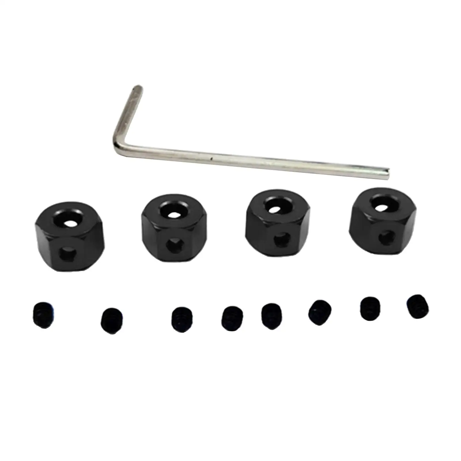 12mm Metal Hex Adapter Drive Upgrade RC Truggy Buggy Truck Parts for WPL D12 1/16 Car Handling Enhancement
