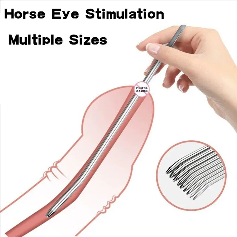 جوفاء سيليكون لعبة استثارة القضيب القسطرة مجرى البول موسع الحصان العين تحفيز السبر قضيب Bdsm الكبار لعبة الجنس للرجال مثلي الجنس إدراج #3