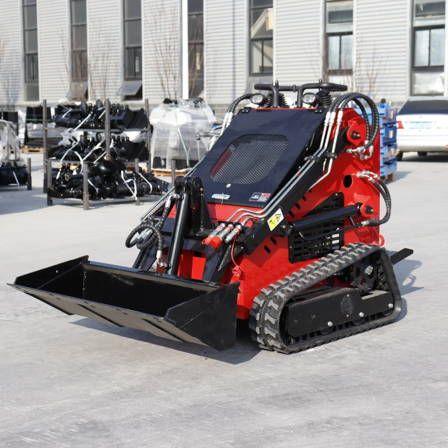 Front Loader EPA EURO5 Engine Customize Machinery Loaders Ton Easy to Operate Mini Skid Steer Loader Multifunctional  Steers
