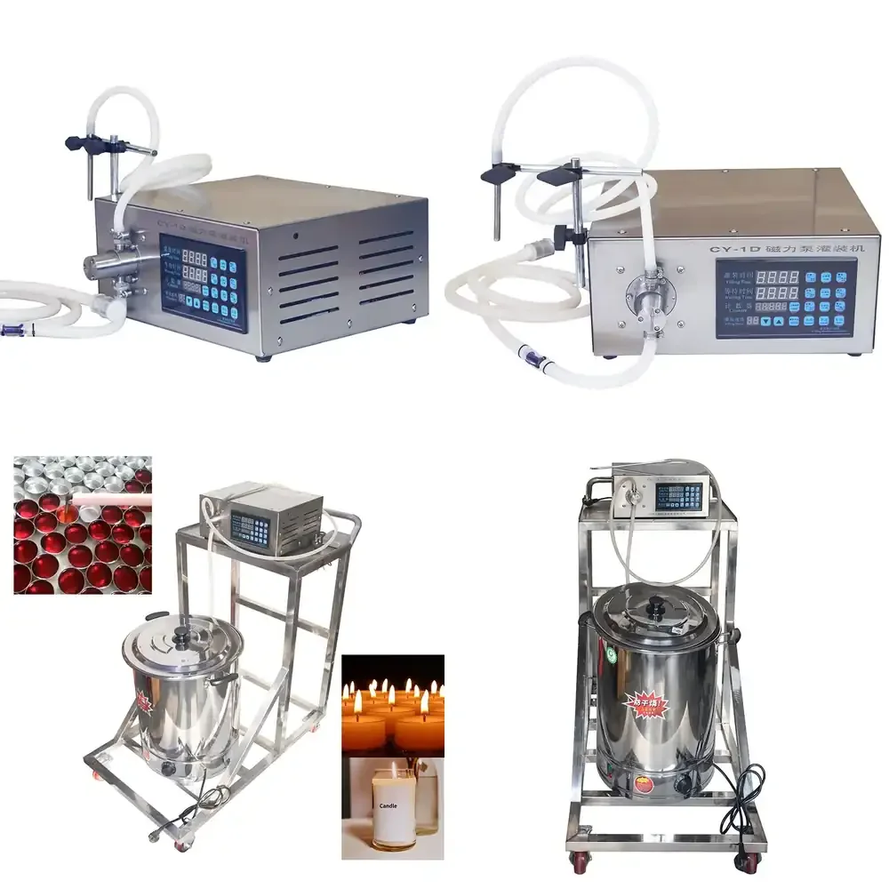 

Fully Automatic Candle Making Machine / Glass Jar Tea-light Filling Machine / Tin Jar Candle Making Machine