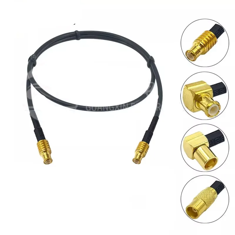 RF MCX-JJ Connector Cable (MCX-J Male to MCX Female) Wireless Module WiFi Coaxial Feeder RG174