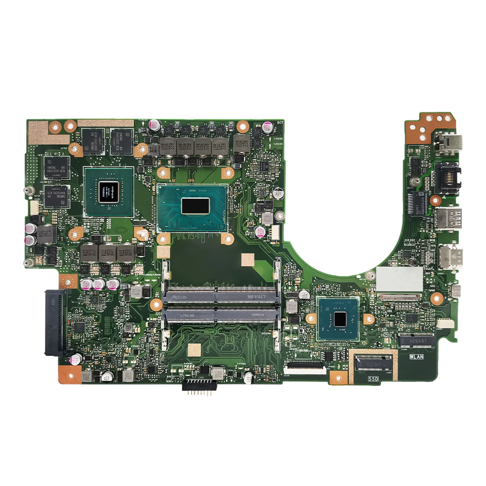 Placa-mãe do portátil para ASUS Vivobook, X580GD, NX580G, M580G, N580GD, NX580GD, CPU I5, I7, 8ª geração, GTX1050, GPU