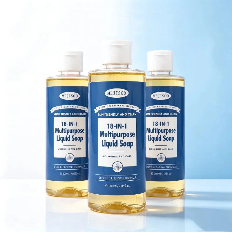 Multi Effect Liquid Soap 200ml Gentle Cleansing Liquid Soap For Hand Body Daily Cleaning Natural Mild Skin Care Bath Wash