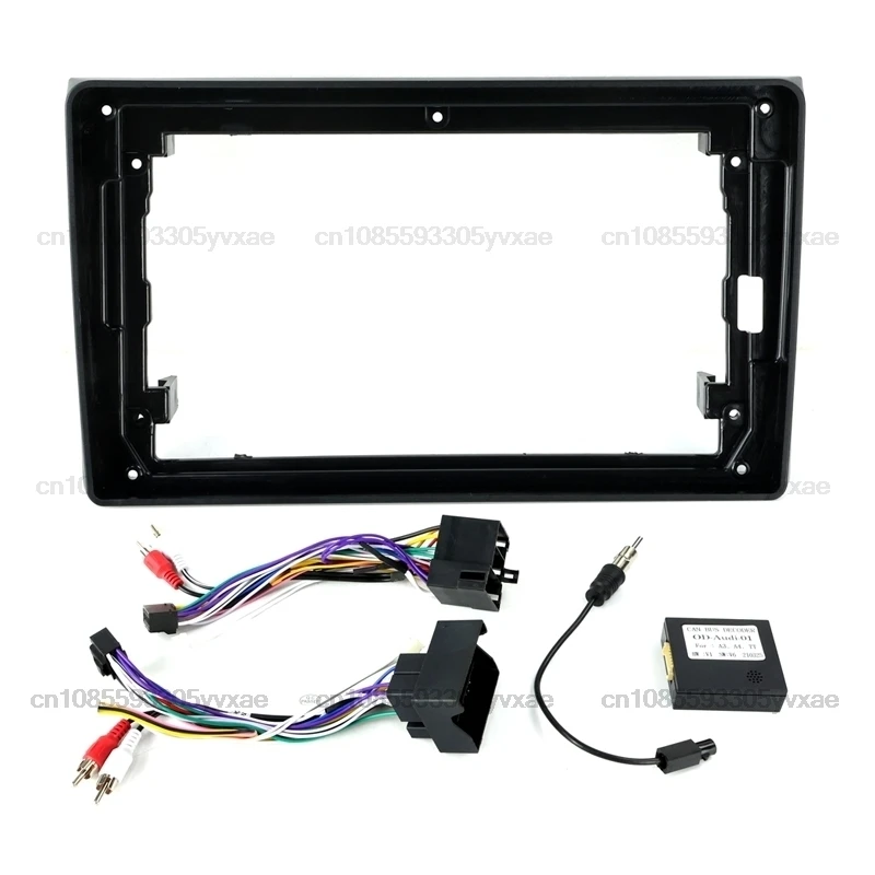 9 inch Car Radio Fascia Frame Adapter CD Panel Dash Trim Bezel For Audi A4 B6 B7 S4 B7 B6 RS4 B7