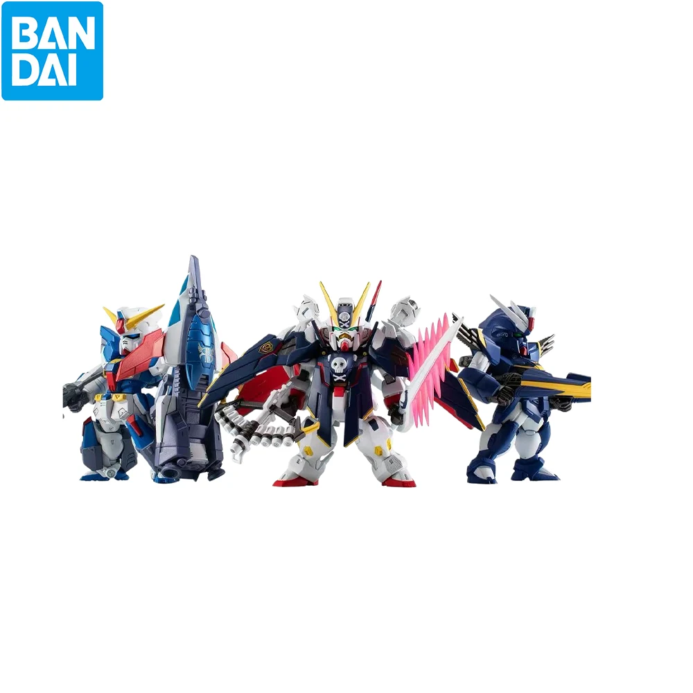 

In Stock Original Bandai SDCS Zeta Crossbone X1 Gundam Mk-II Titans Triple Anime Gundam Model Collectible Display Toy