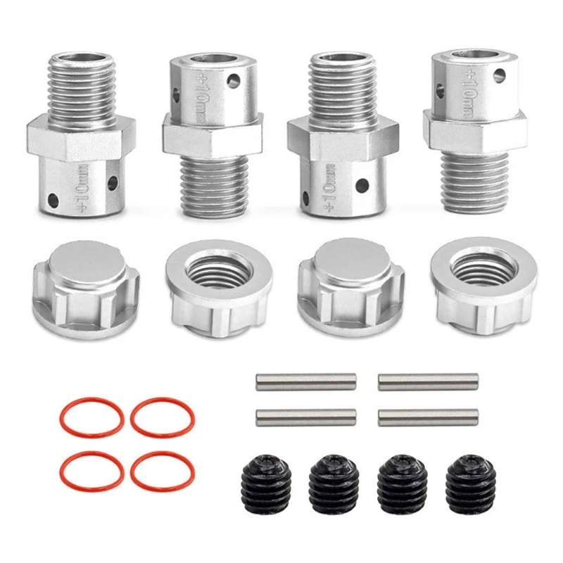 Model Car 10mm Coupling Part Extension Adapter Set for 1/7 and 1/8 Truck Car Toy