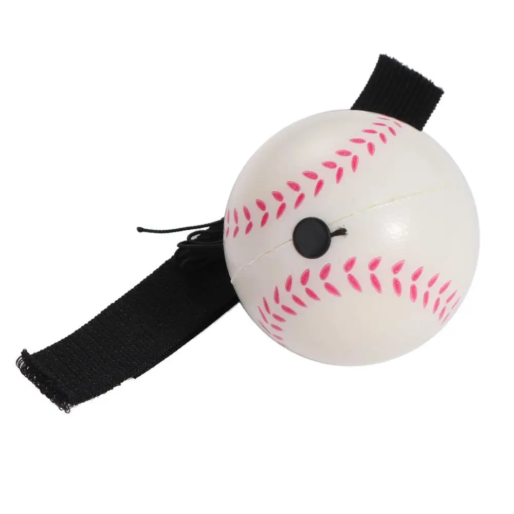 On String Elastic Bouncing Return Ball Boring Hand Ball Game Hand Rebound Ball Tennis Basketball Bouncy Ball With Elastic Strap