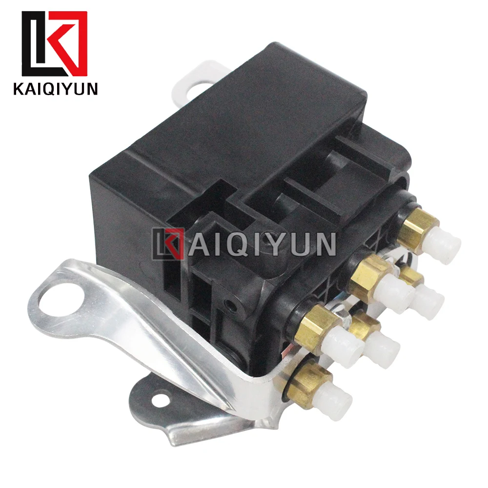 

Блок электромагнитных клапанов пневмоподвески с кронштейном для Audi Q7, VW Touareg, Porsche Cayenne 2007-2015 7L0698014 4L0698007B