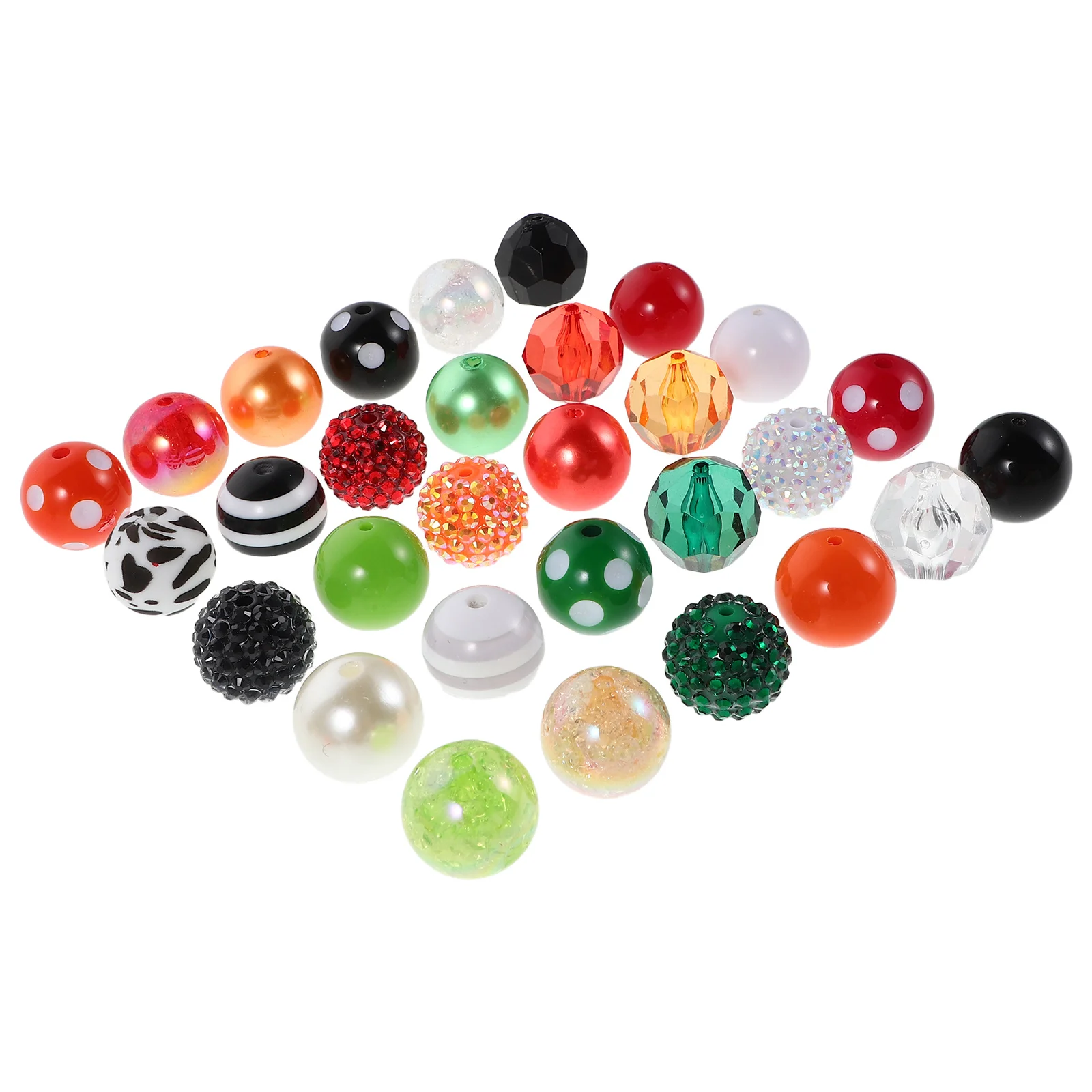 

60Pcs Colorful Resin Beads 20mm Round Chunky Beads for DIY Jewelry Making Bracelets Necklaces Craft Supplies Resin Charms