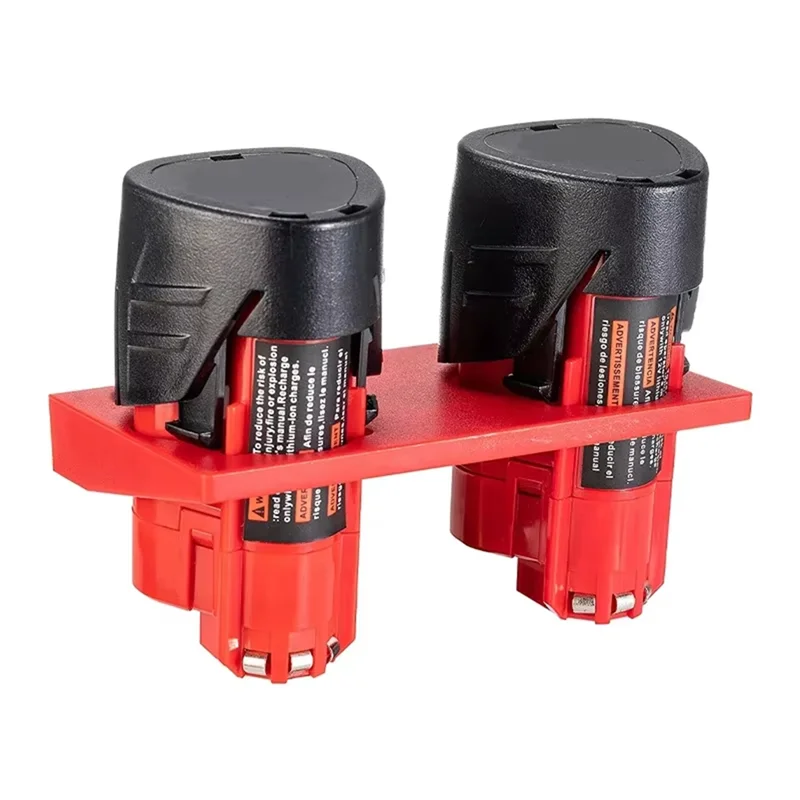 【Entrega rápida】Soporte de batería de litio Soporte de almacenamiento de batería de base de montaje en pared apto para batería de litio de 12 V
