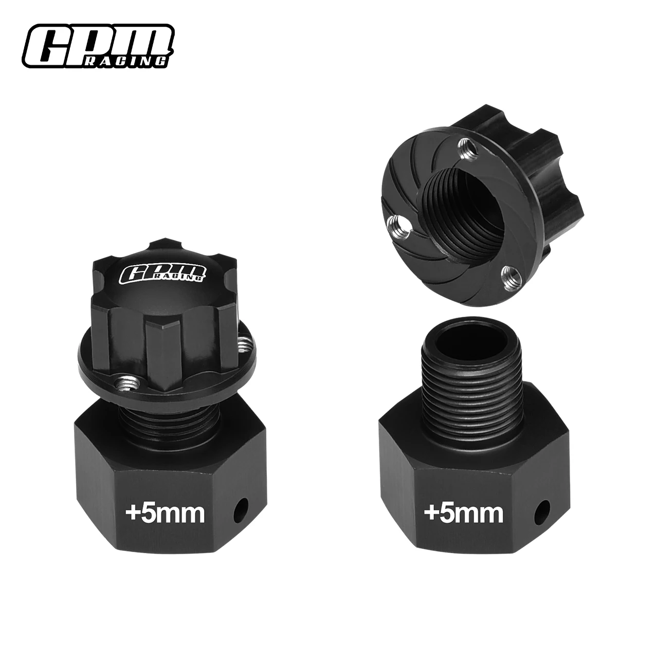 GPM LOSI 1/6 ซุปเปอร์บาจาเรย์ 1.0 สำหรับอะแดปเตอร์หกเหลี่ยมโลหะผสม 7075 (+5 มม.)