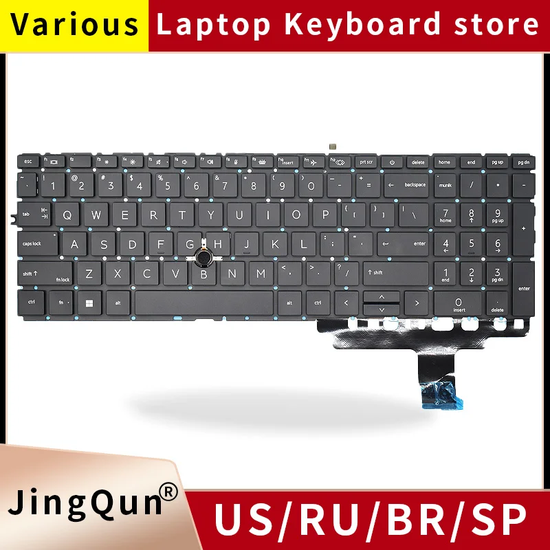 

Клавиатура с подсветкой для HP EliteBook 850 G7 855 G7 850G8 855 G8 L89916-161 M07491 M07493 США/Великобритании/СП/ФР/ФР
