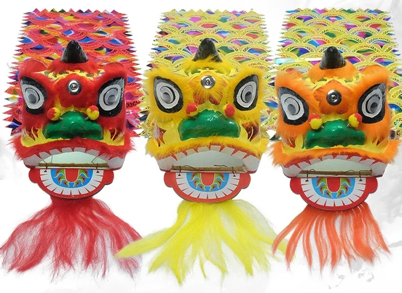 Christmas Chinese Lion Dance Mascot Costume For Children Cartoon Family Props Outfit Dress Party Carnival Festivall