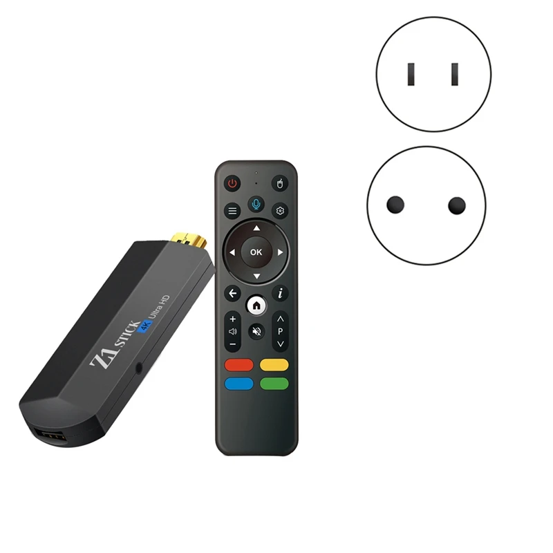 

Z1 Stick H313 2Gb +16Gb Rom Stick Tv Box 4K Android 11 Atv Ui Bt Voice Remote Fire Tv Stick 4K Vs Fire Stick Durable -EU Plug