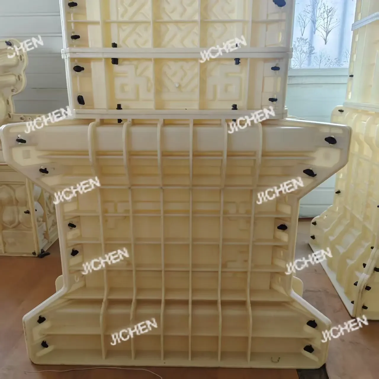 

HSRoman column mold Thickened building formwork Full set of square columns European modeling cement column model Gate square sha