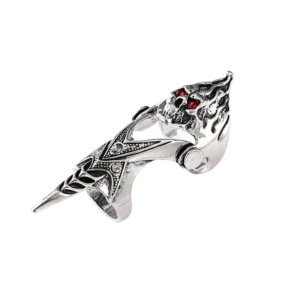 Retro Simple Punk Gothic Male Claw Ring Skull Female Korean Style Ring Knuckle Ring Dragon Ring Fashion Jewelry