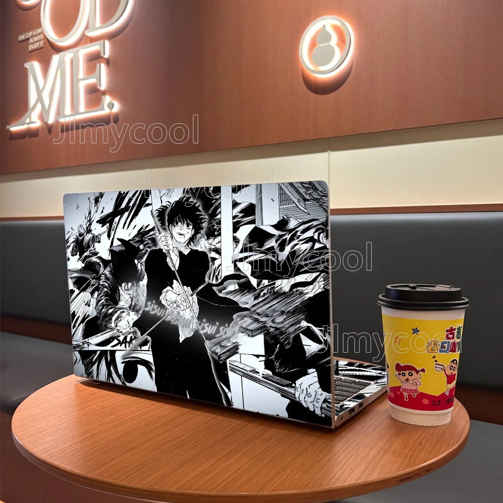 

2 Pieces sketch Black BOY Vinyl Laptop Sticker Self adhesive Case for HP Lenovo Apple ASUS Easy To Install Decal Stickers