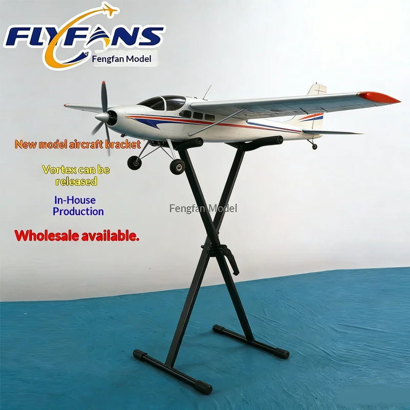 

FLYFANS New Style Metal RC Airplane Stand Outdoor Field Support Holder For Fixed Wing Ducted Fan Turbine Jet RC Model Aircraft