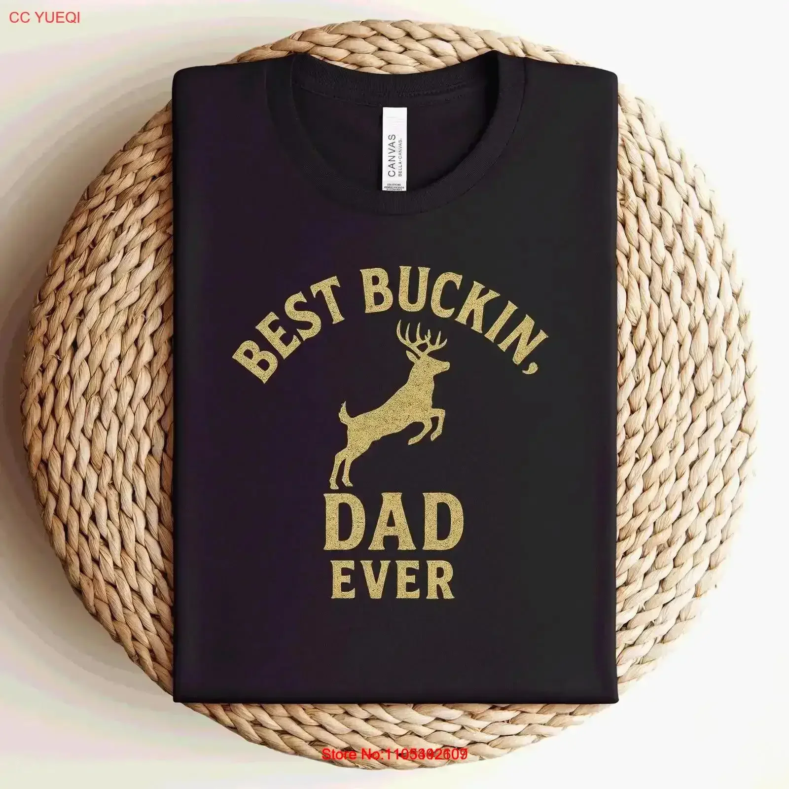 Best Buckin Dad Ever T Shirt Vintage Hunting for Father s Day Rustic Deer Outdoorsman or Country Washed Soft  vintage Washed