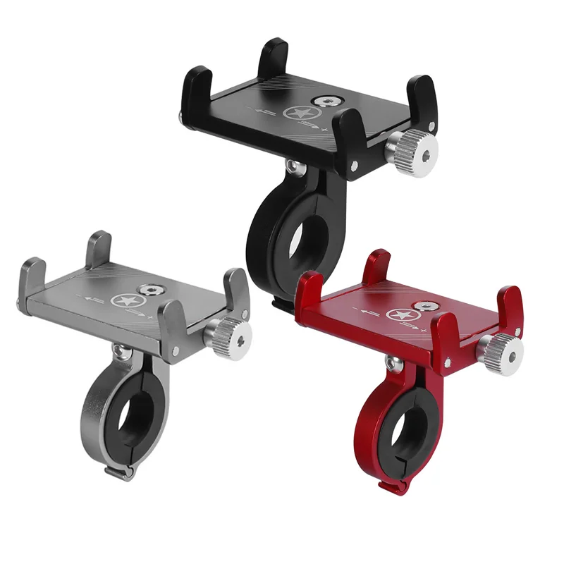 

Adjustable bicycle phone holders for bicycles and motorcycles
