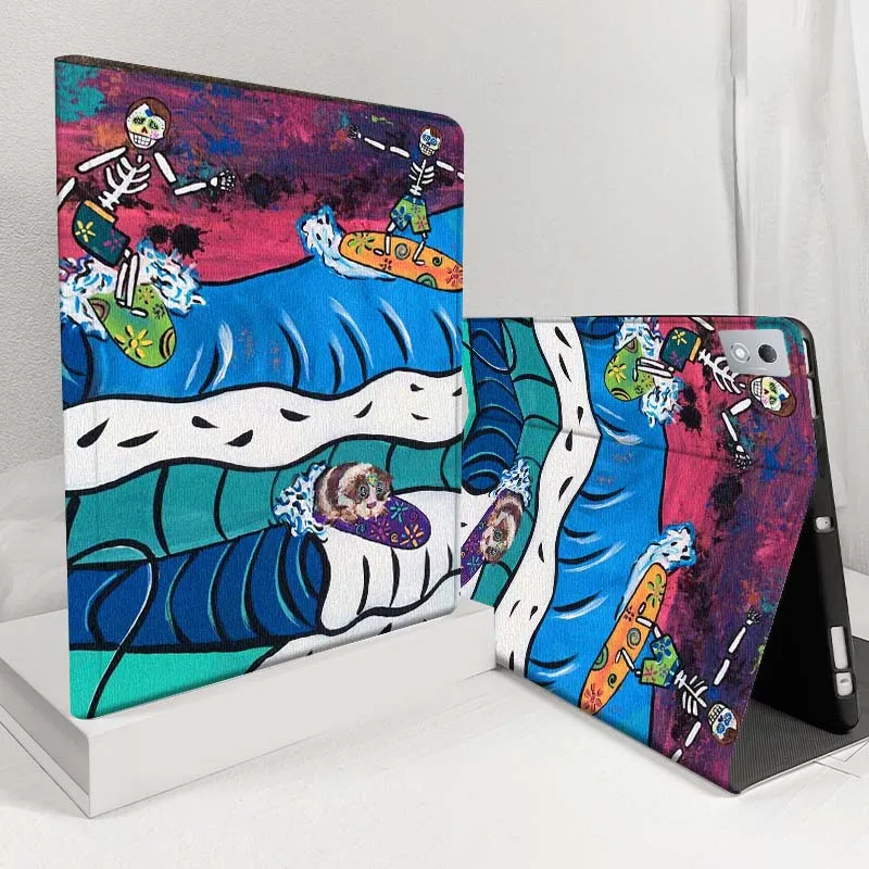 

Чехол для планшета Lenovo Pad Legion Xiaoxin Tab Y700 K10 M10 P11 3rd Pro GT Plus Gen 5G с рисунком серфера, волны и солнца