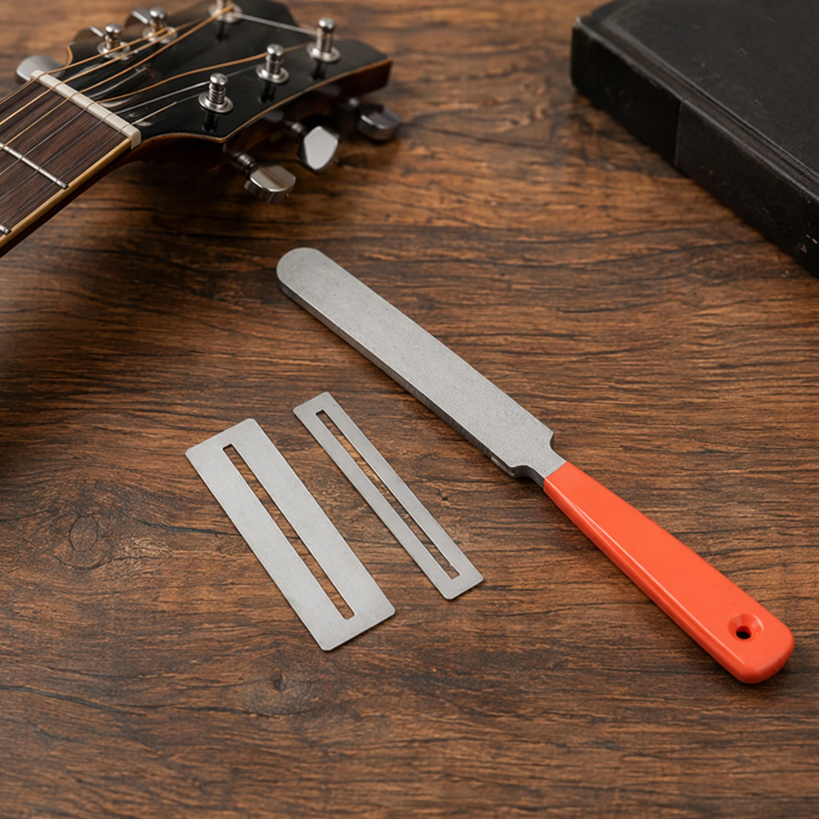 Stainless Steel Guitars Frets Files Wear Resist Guitars Fingerboard Protector Kit Multifunctional for Repairing Instrument