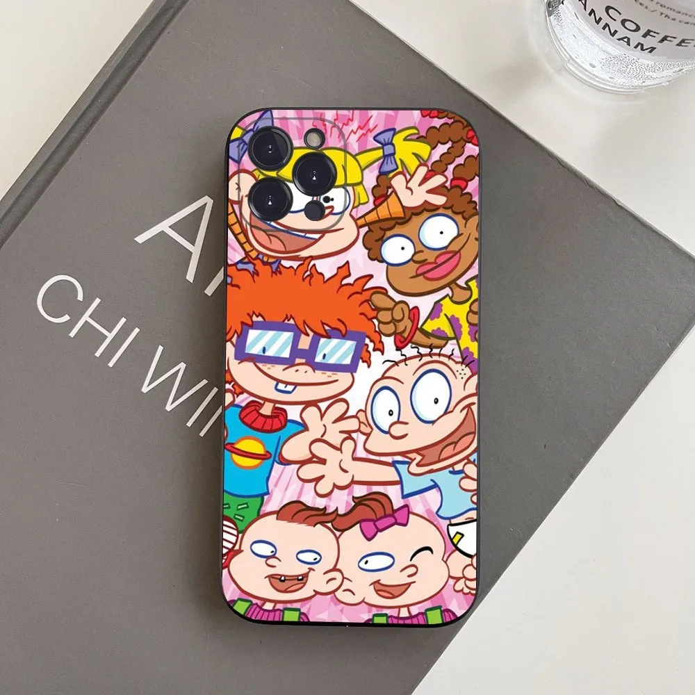 Cartoon-R-Rugrat-Anime Phone Case For iPhone 15 14 13 12 Mini 11 Pro XS Max X XR SE 6 7 8 Plus Soft Silicone Cover