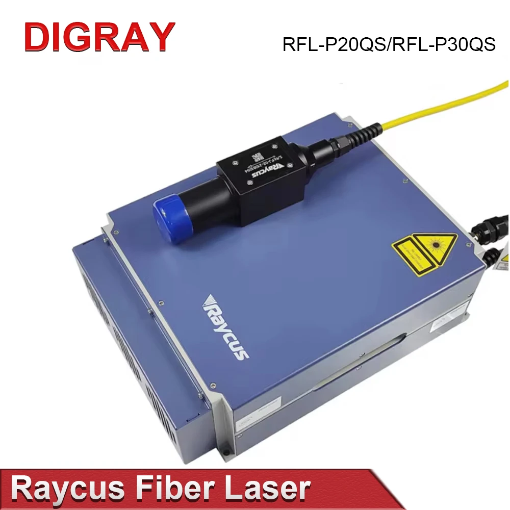 DIGRAY RFL-P20QS/30QS Raycus 20W 30W Q-switched Pulse Fiber Laser Source 1064nm Module for Metal Marking and Engraving Machine