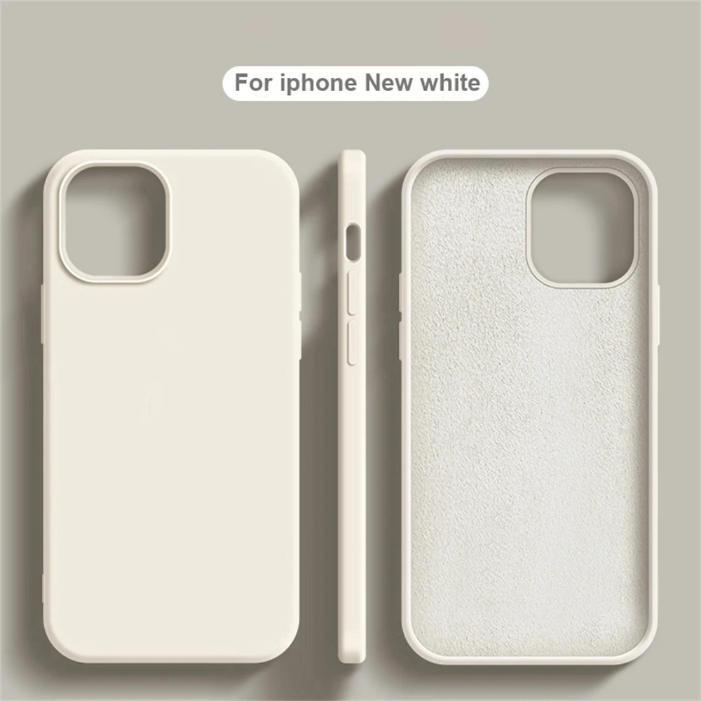NIEUWE Vloeibare Siliconen Case Voor iPhone 17 16 Pro Max 15 14 12 11 13 Mini Pro Max Luxe Shockproof Cover X XR 7 8 14 Plus Accessoire