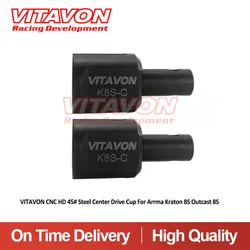 VITAVON CNC HD 45 # stalowy kubek napędowy do Arrma Kraton 8s wyrzutnik 8S 8s