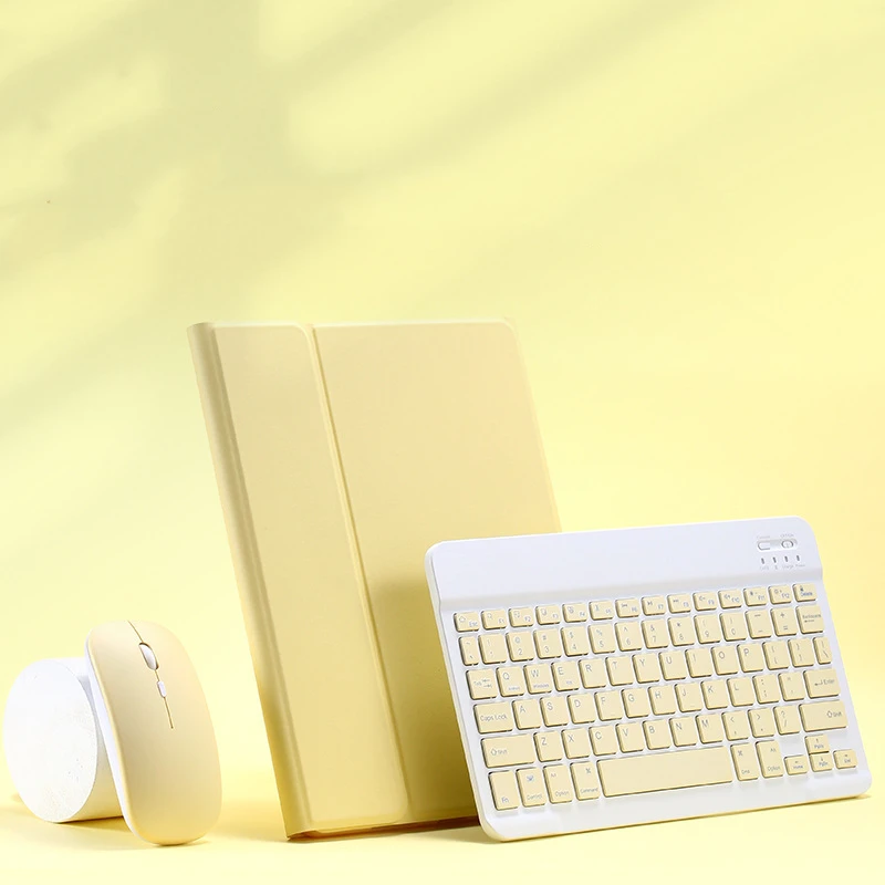 iPad Case with Bluetooth Keyboard and Mouse 2