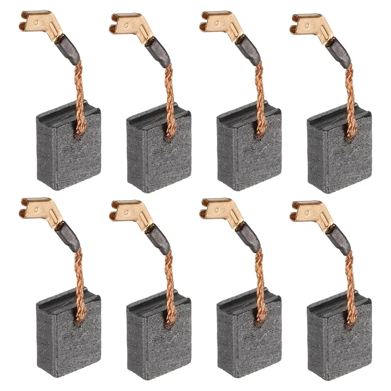 AAAC-8 pezzi spazzola di carbone 13,5 mm x 12 mm x 6,5 mm spazzola per smerigliatrice DWE402 parte di ricambio per motore elettrico