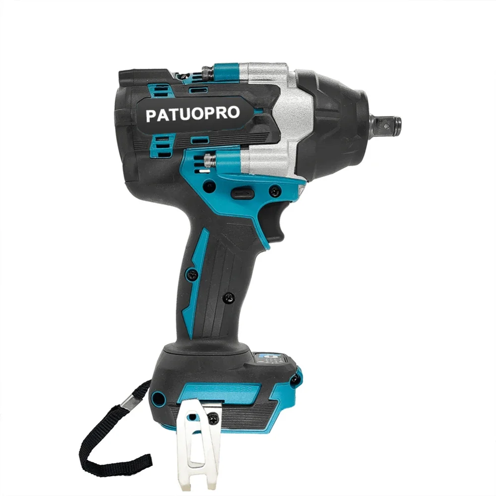 PATUOPRO 1500N.M Brushless Electric Impact Wrench 1/2inch Cordless Electric Screwdriver Tool For Makita 18V Battery(No Battery)