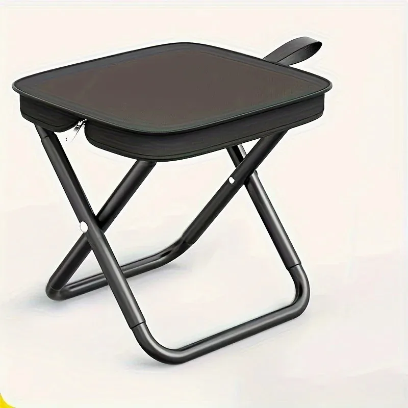 

Portable Folding Stool with Handle, Outdoor Camping Fishing Stool, Zipper Stool for Outdoor