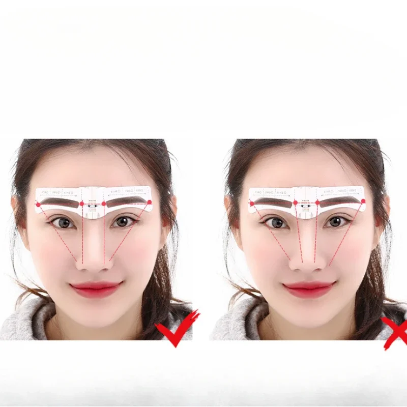 The New One-piece Eyebrow Sticker Lazy Eyebrow Card Straight Eyebrow Makeup Tool Auxiliary Set Is Simple and Convenient