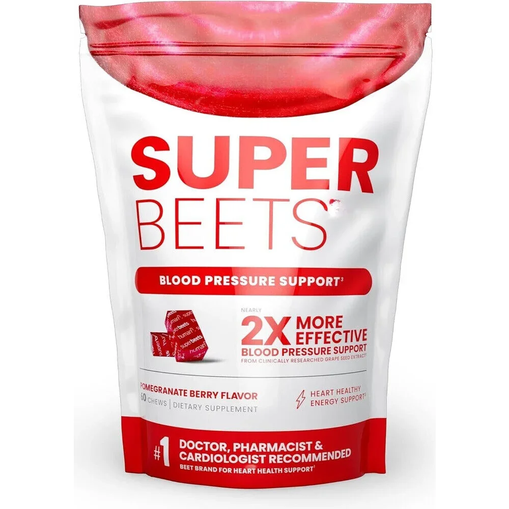 Unlock Natural Energy and Heart Health with SuperBeets Heart Chews Boosting Nitric Oxide and Blood Pressure Support