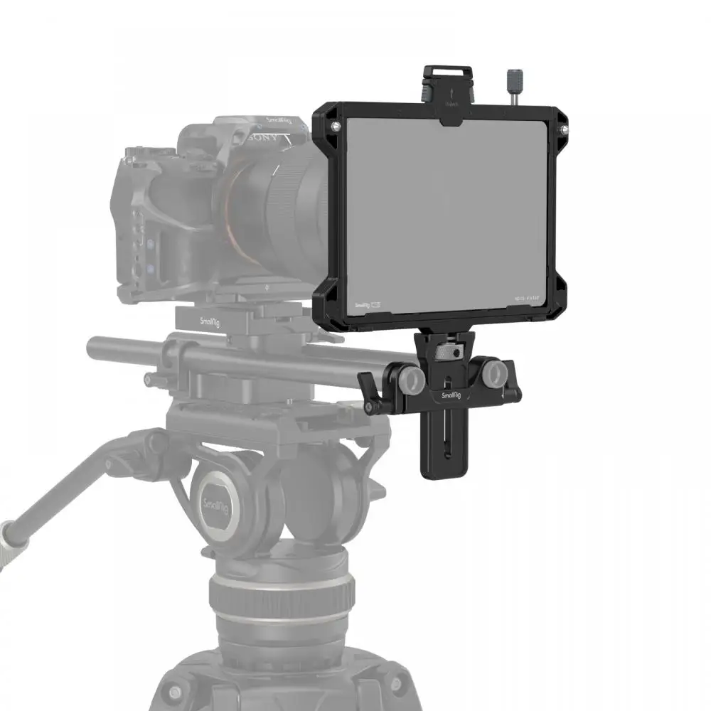 SmallRig 3646 Teleprompter المهنية مقابلة الملقن للكمبيوتر اللوحي Prompting لتسجيل الفيديو الذكي iPad