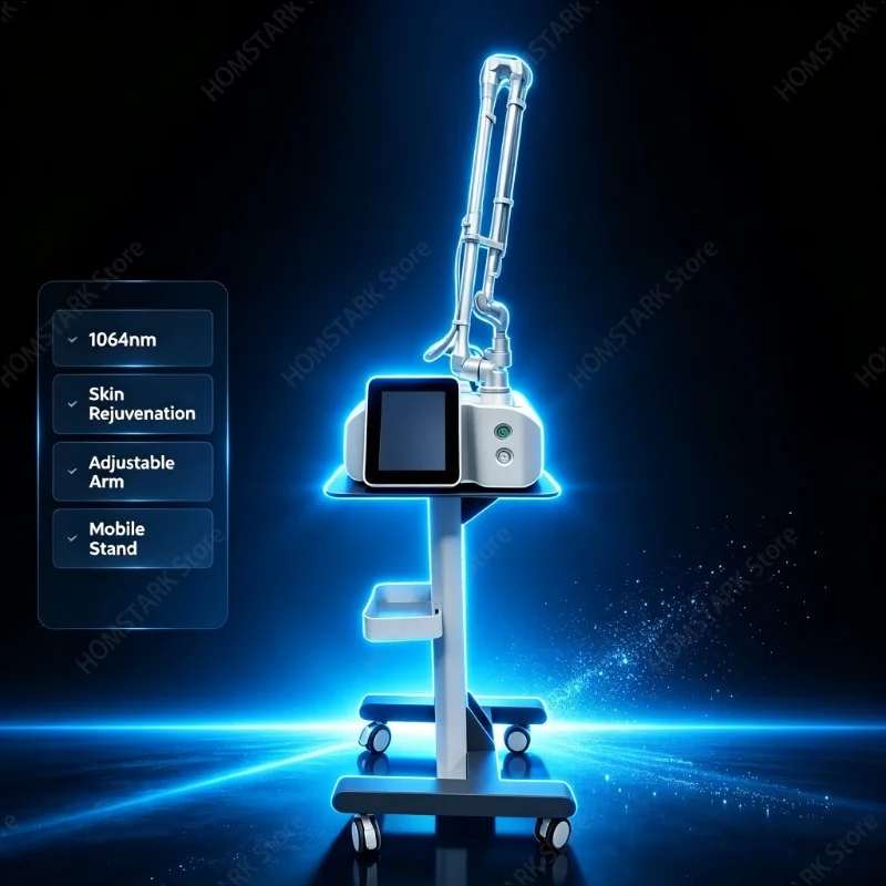 10.6μm 60W CO2 Fractional Laser Beauty Machine, Skin Tightening Device, Salon Skin Rejuvenation Facial Care Equipment