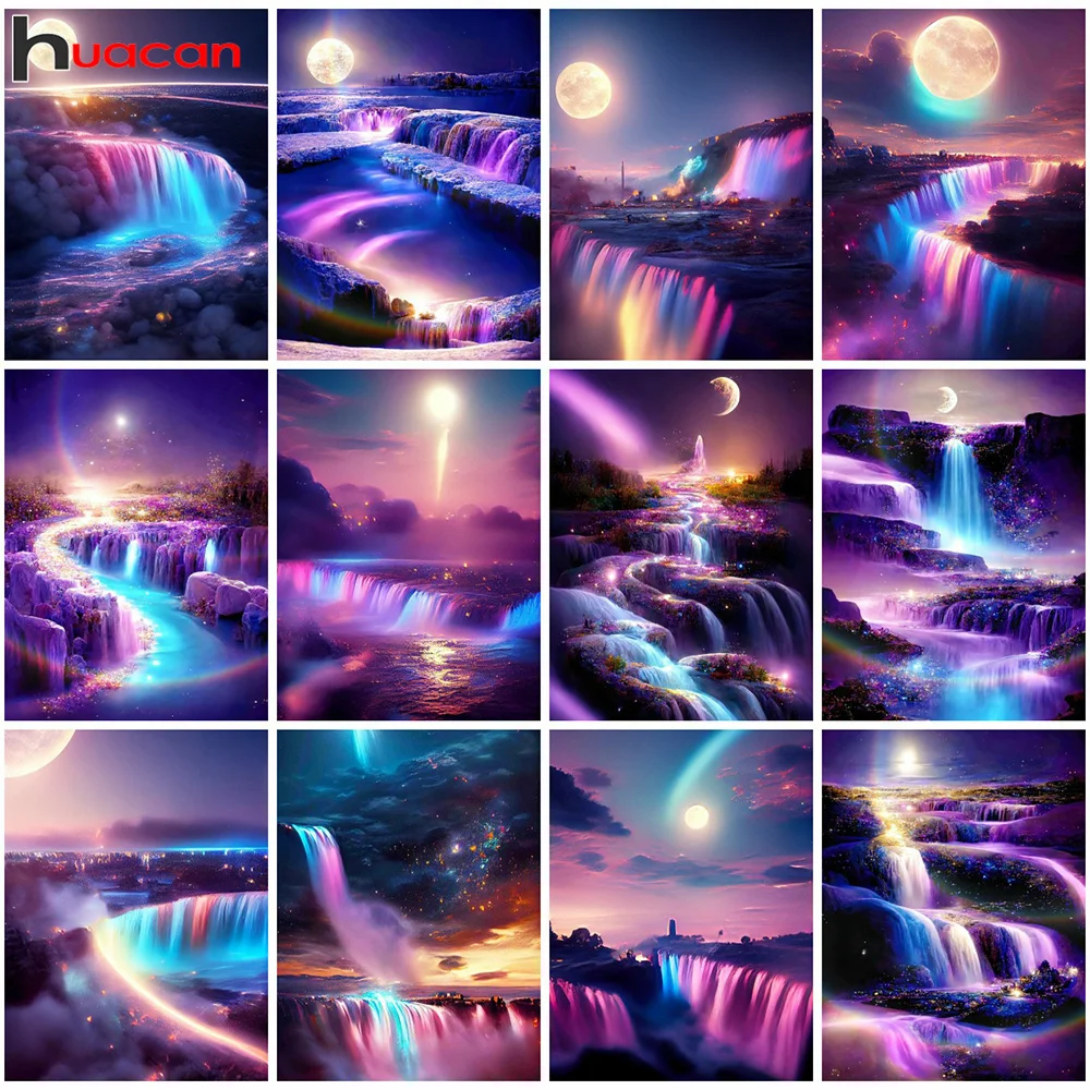 

Алмазная 5D картина Huacan «сделай сам», ваза с цветами, Декор для дома, полноразмерная круглая мозаика с вышивкой, фрукты, настенное искусство