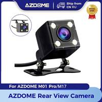 AZDOME Car Rear View Camera with 6M Cable 5 Pin Backup Reverse Camera 4 LED Night Vision Waterproof Micro Port For M01 Pro M17