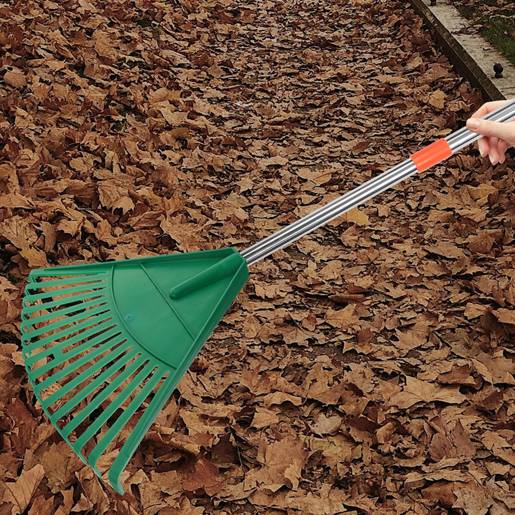 

2pcs Large Leaf Rake Head Plastic Grass Garden Cleaning Tool Portable Lawn Yard Collector Replacement Ergonomic Lightweight