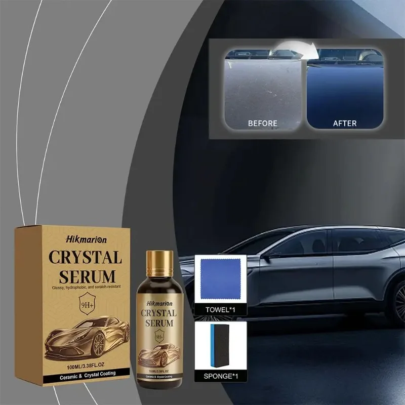 Ceramic Car Coating Kit, Auto Paint Crystal Plating, Gloss Enhancer, Anti-fouling Scratch Resistant, Hydrophobic Car Accessories